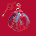 Luxury Simple Style Reflective Cat Harness Breathable Fashion Vest for Dog Walking Made of Nylon Oxford Cotton Stainless Steel