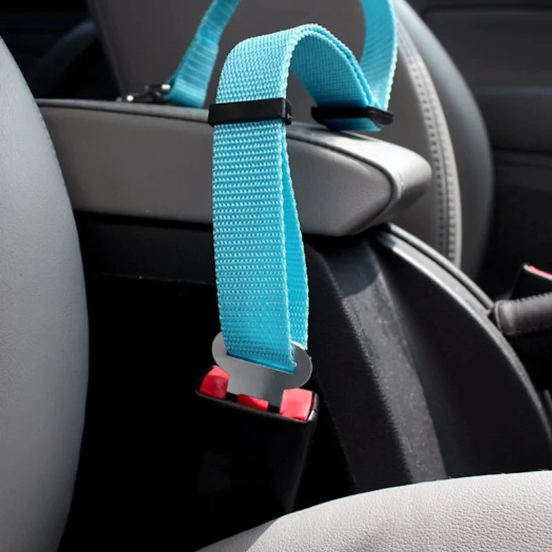 Dog Car Seat Belt Safety Protector Travel Pets Accessories Dog Leash Collar Breakaway Solid Car Harness