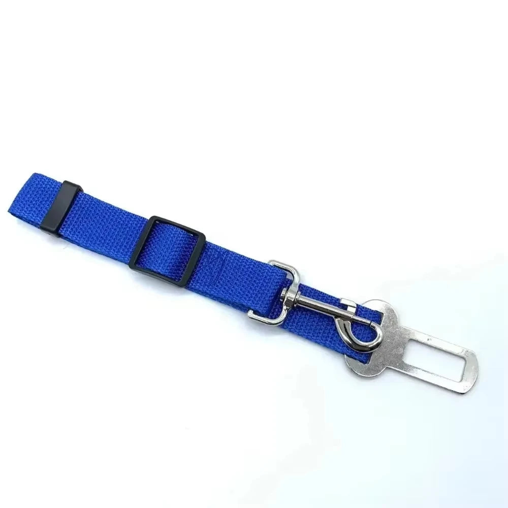 Dog Car Seat Belt Safety Protector Travel Pets Accessories Dog Leash Collar Breakaway Solid Car Harness
